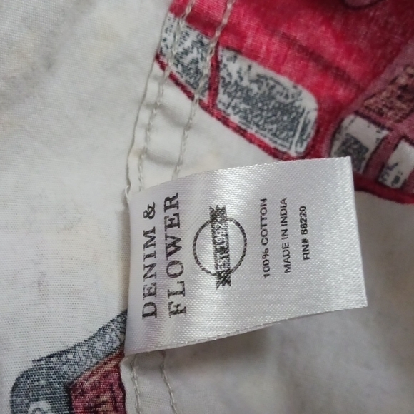 Denim & Flower Slim Fit Tropical Vibe Button Down - Picture 7 of 8